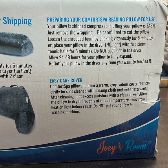 Joeys Room by ComfortSpa Reading Pillow - Picture 9 of 13